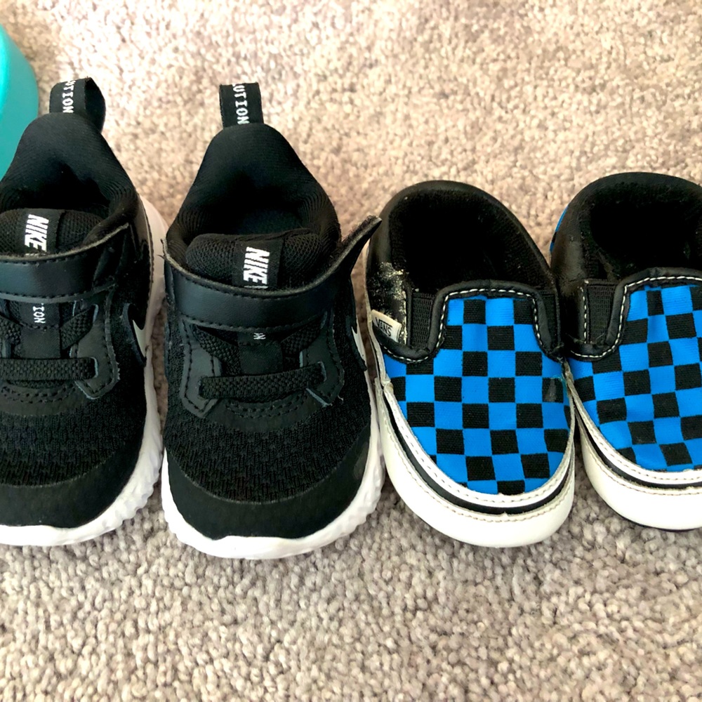 Nike and Vans size 3c bundle